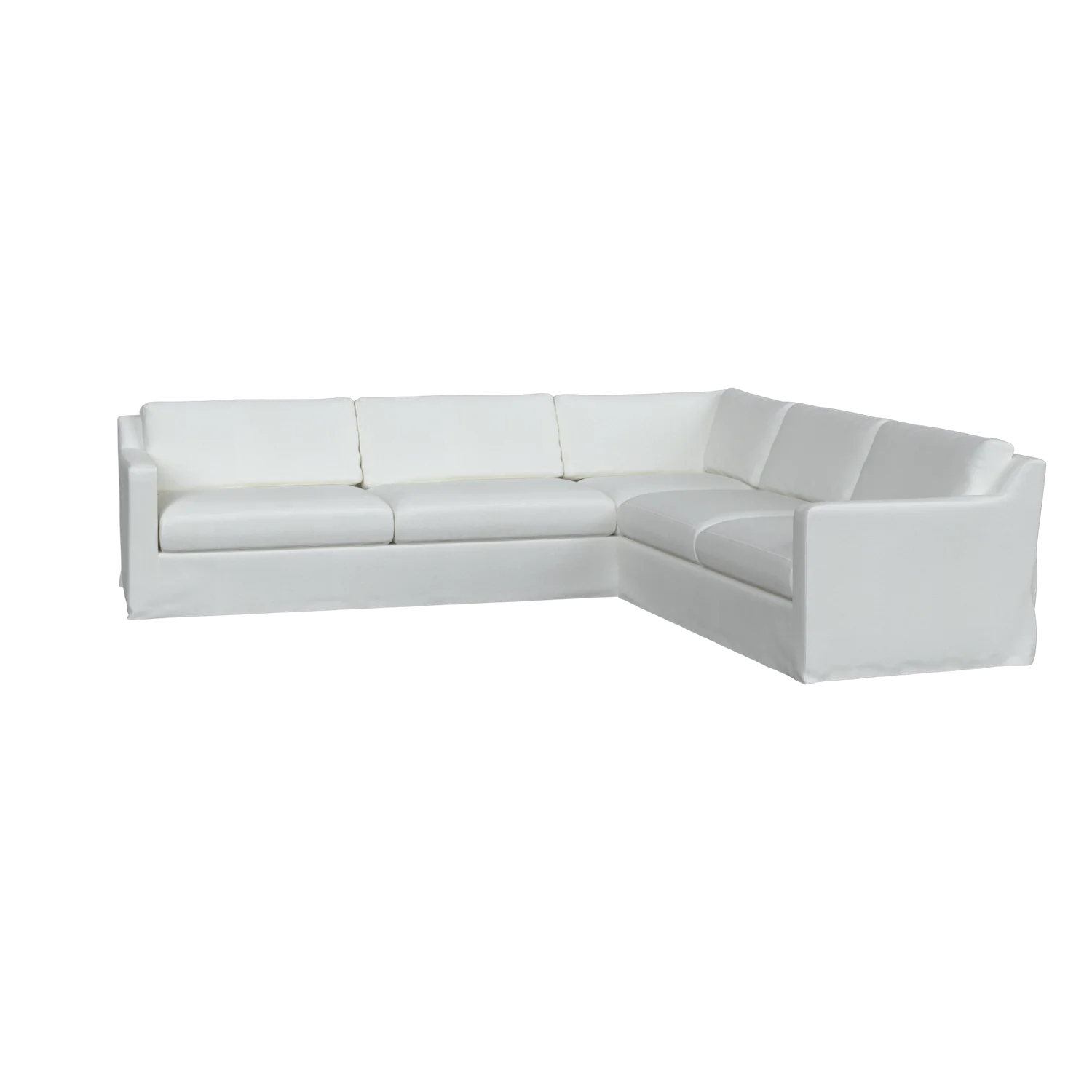 The Slipcovered Cab Corner Sectional - Image 22