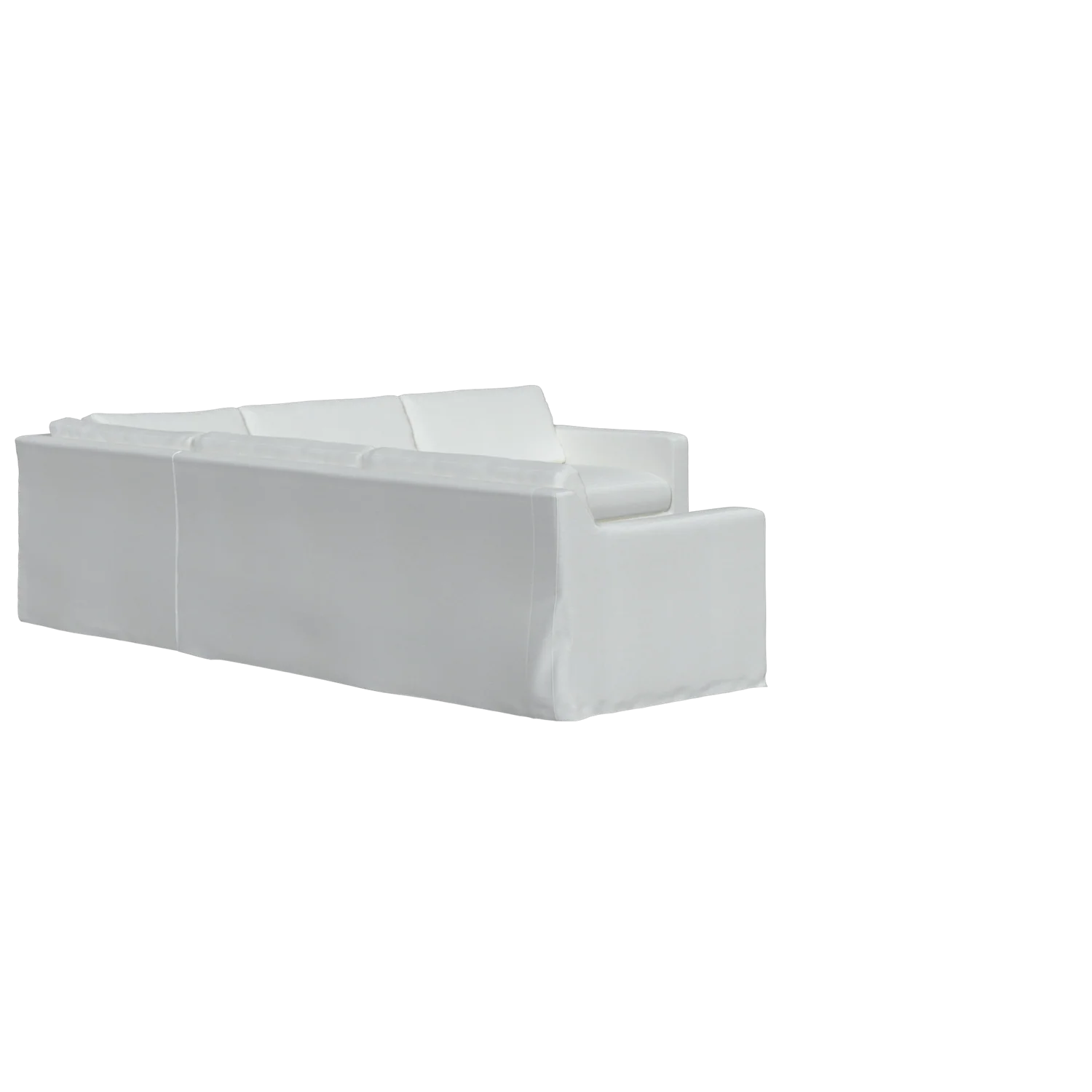 The Slipcovered Cab Corner Sectional - Image 6
