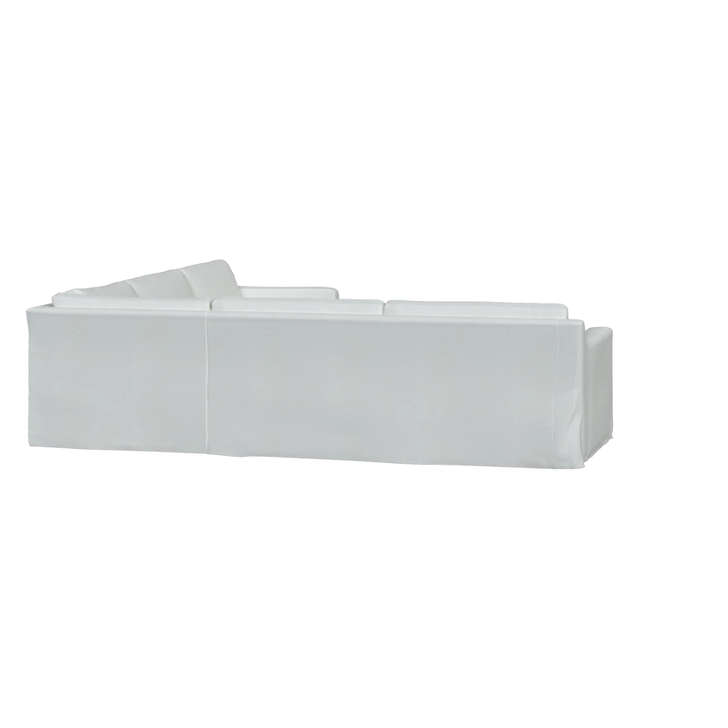 The Slipcovered Cab Corner Sectional - Image 8