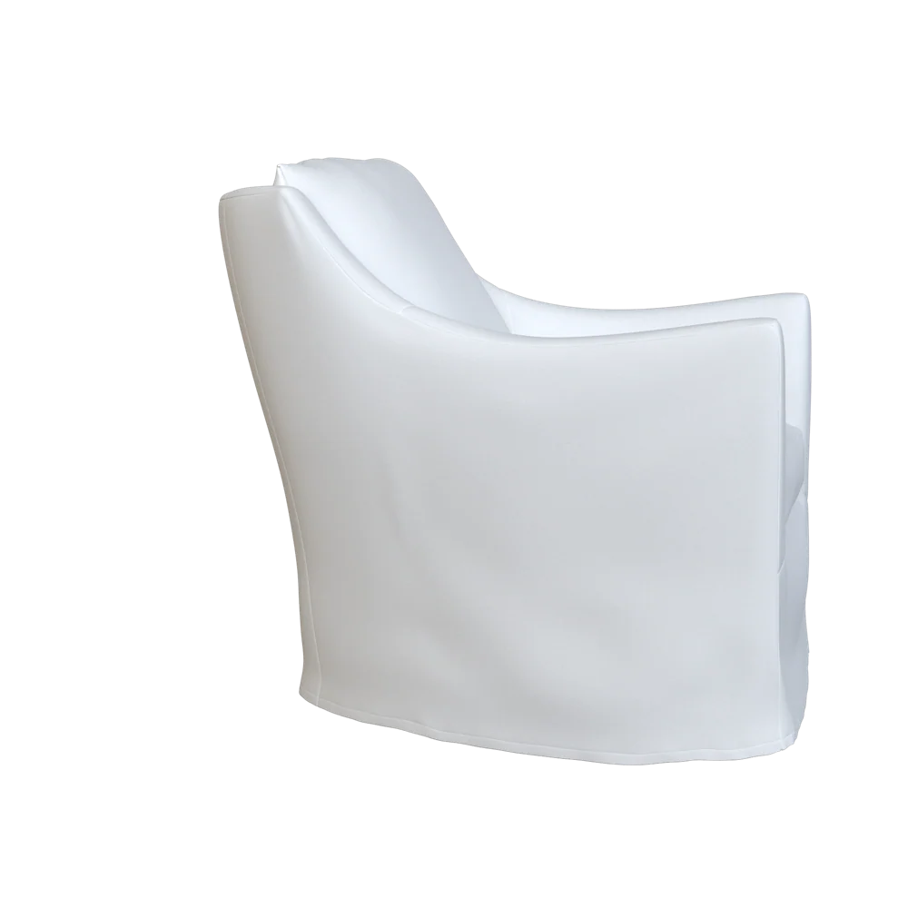 The Slipcovered Reilly Swivel - Image 9